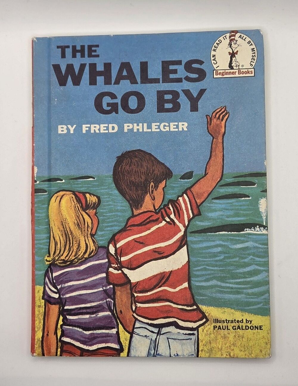 VTG 1970s Reprint The Whales Go By Phleger Galdone Childrens' Book Illustrated